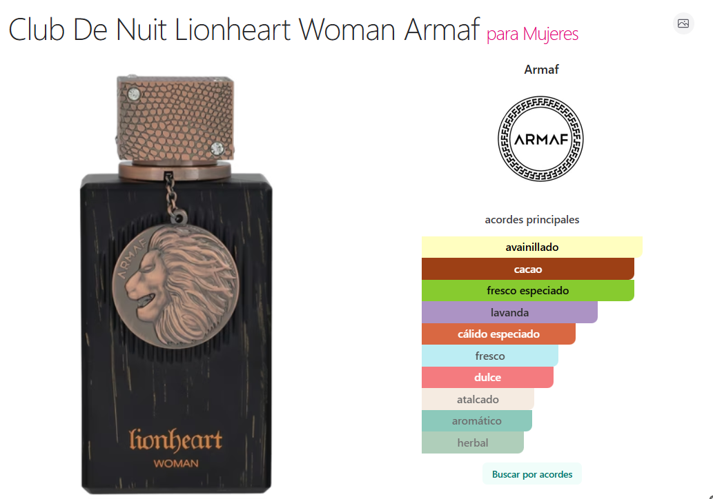 Club de Nuit Lionheart Woman
