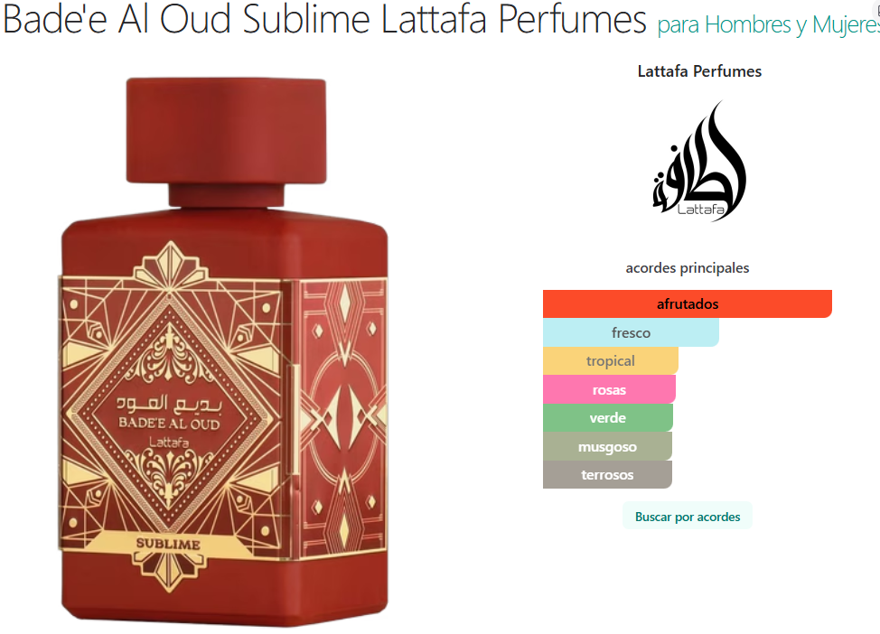 Bade'e Al Oud Sublime Lattafa