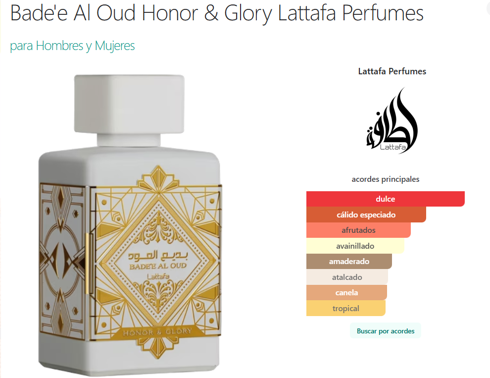 Bade'e Al Oud Honor & Glory Lattafa