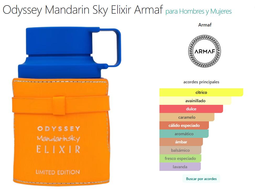 Odyssey Mandarin Sky Elixir 