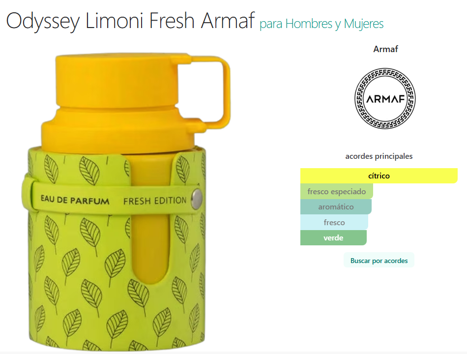 Odyssey Limoni Fresh 
