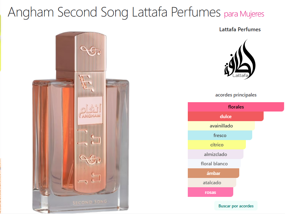 Angham Second Song Lattafa 